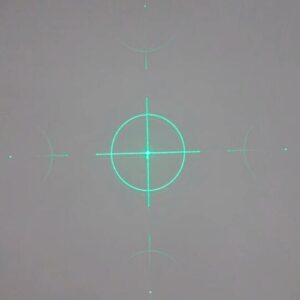 green blue laser module 19.83° circle with crosshair Special light spotsred