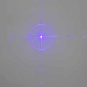 green blue laser module 19.83° circle with crosshair Special light spotsred