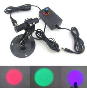 red green and blue laser module research experiments 1.432°-36° laser module solid circle homogenization effect