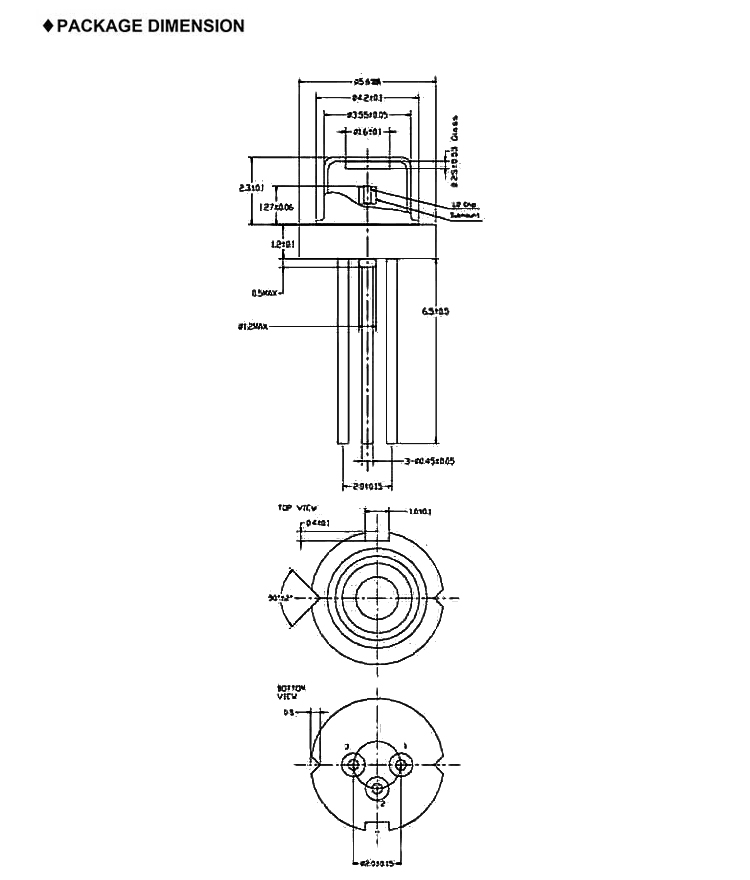QSI 635nm 30mW QL63I5S-A.B.C Red Laser Diode TO56 5.6mm