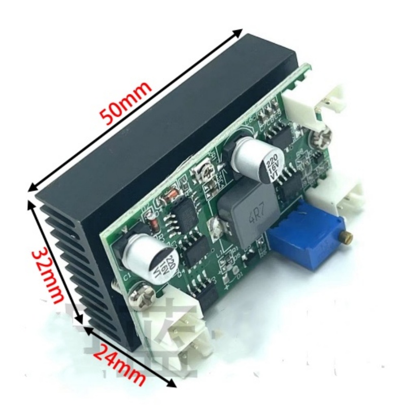 5A high current 12V step-down constant current driver board blue and green high-power laser tube universal  with TTL modulation