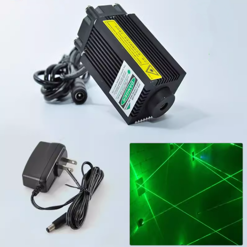 Jolooyo 532nm 100mW Green Line Laser Module – 18x75mm, DC3-5V For Alignment