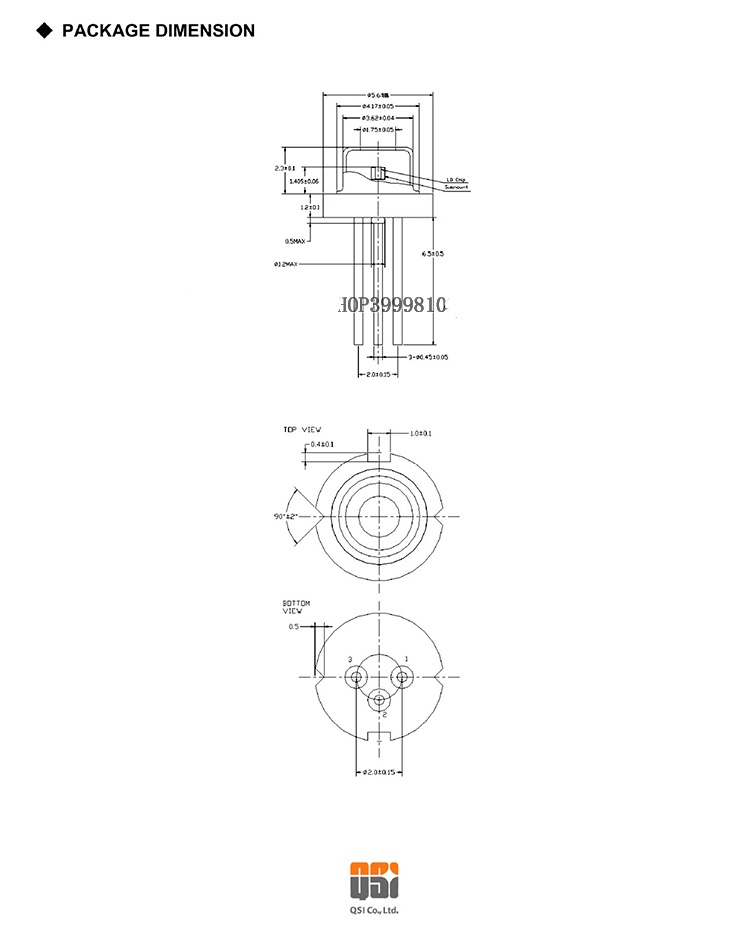 QSI QL80R4SA-Z7 808nm 200mW  IR Laser Diode with PD Type N