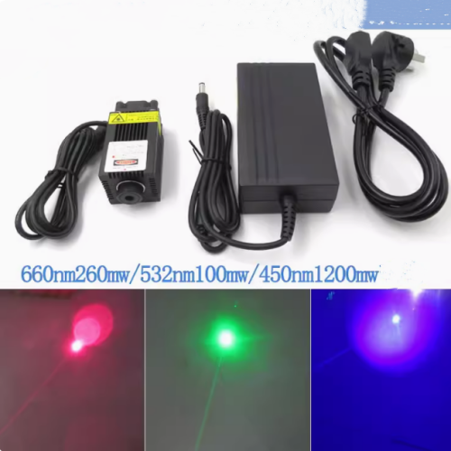 RGB Laser PBS Lens - 10mm Cube Polarizing Beam Splitter For 450nm-660nm Lasers