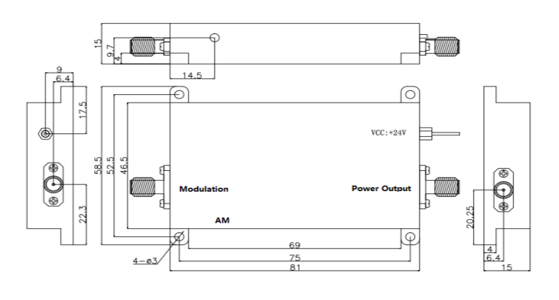 1550nm 80MHz Polarization-Maintaining Fiber Acousto-Optic Modulator (AOM)