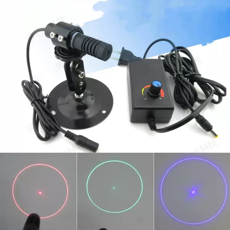 Large Circle with Center Point Effect Red, Green, Blue Laser Module for Laser Positioning