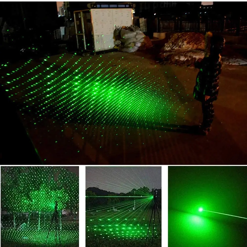 Green Laser Pointer 532nm 200mW Tactical Flashlights Match with 18650 battery and Charger