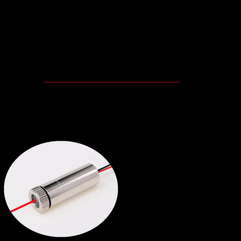 Red Green Point Line Cross 520nm 10mW Laser Module Head Glass Lens Focusable Industrial ClassDC 3V-5V