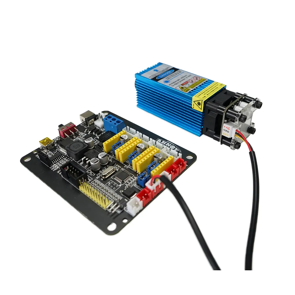 500mW 405NM 12V Blue Violet Laser Module Adjustable Focal Laser Head With TTL PWM Control With Goggles For Laser Engraver