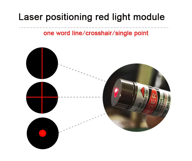 Red Green Point Line Cross 520nm 10mW Laser Module Head Glass Lens Focusable Industrial ClassDC 3V-5V