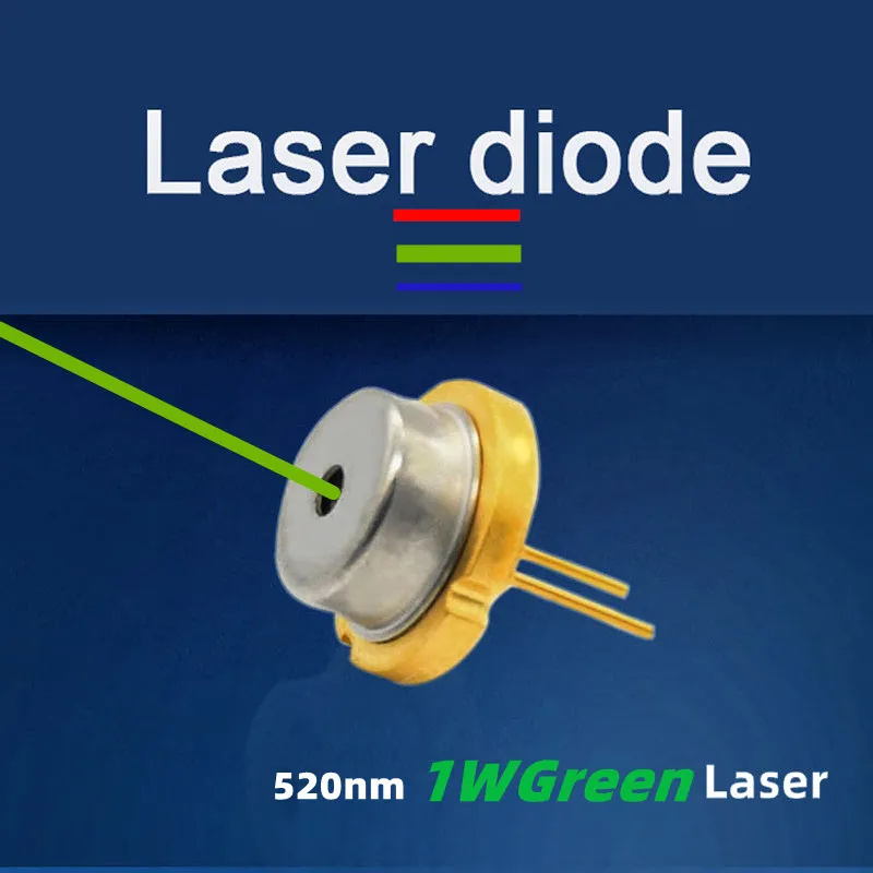 520nm 1W Green Laser Module DC12V Focusable DIY OX Laser Head 1000mW Diode Laser for Stage Laser Bird Repellent With TTL