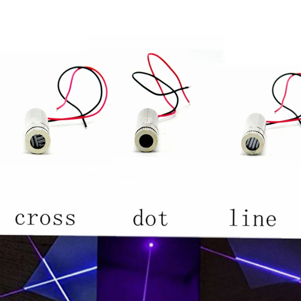405nm 20mw Adjustable Violet Blue Laser Diode Module with M9 Caps & Driver In