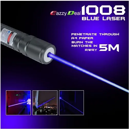 405nm 532nm 658nm 300mW Purple Blue Violet  Green Red laser pointer LED Flashlight