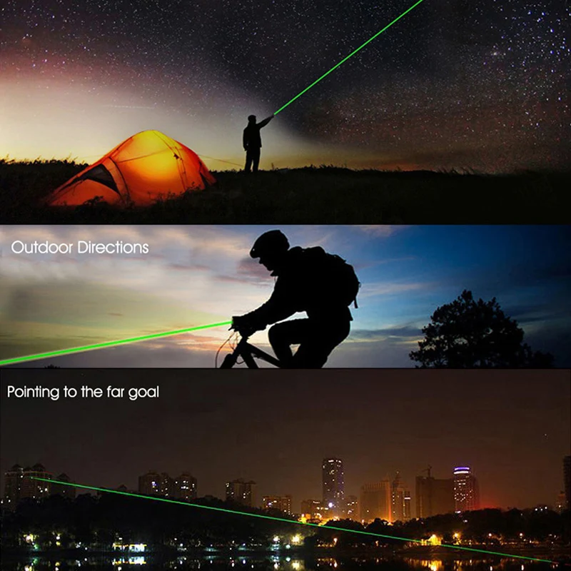 530nm 405nm 650nm Laser Pen Laser Pointer 200mW High Power Green Blue Red Dot Laser Light Pen