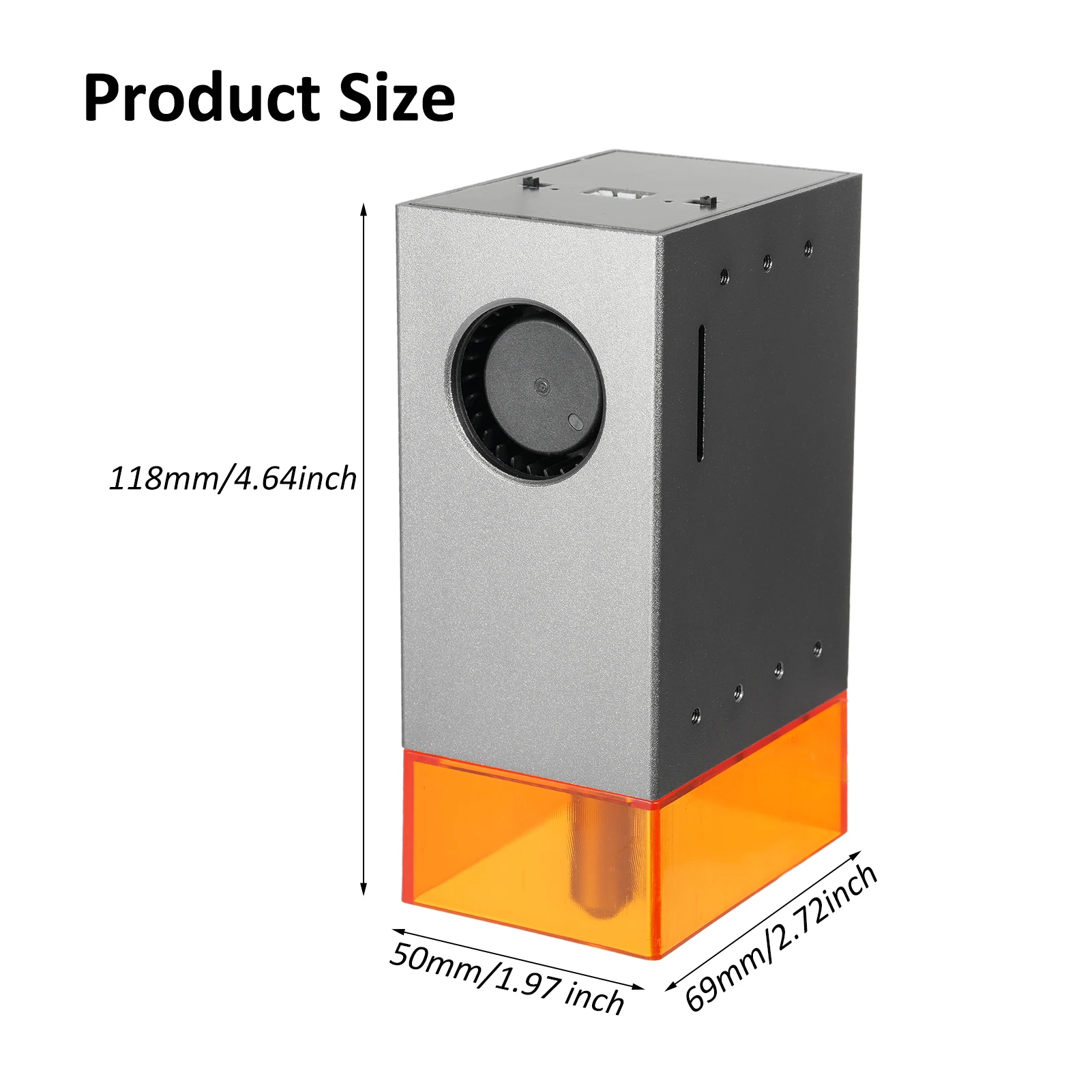 450nm 40W/80W Alloy Laser Module Laser Engraving Module Laser Head Module Built-in Air Pump with Air Auxiliary Function