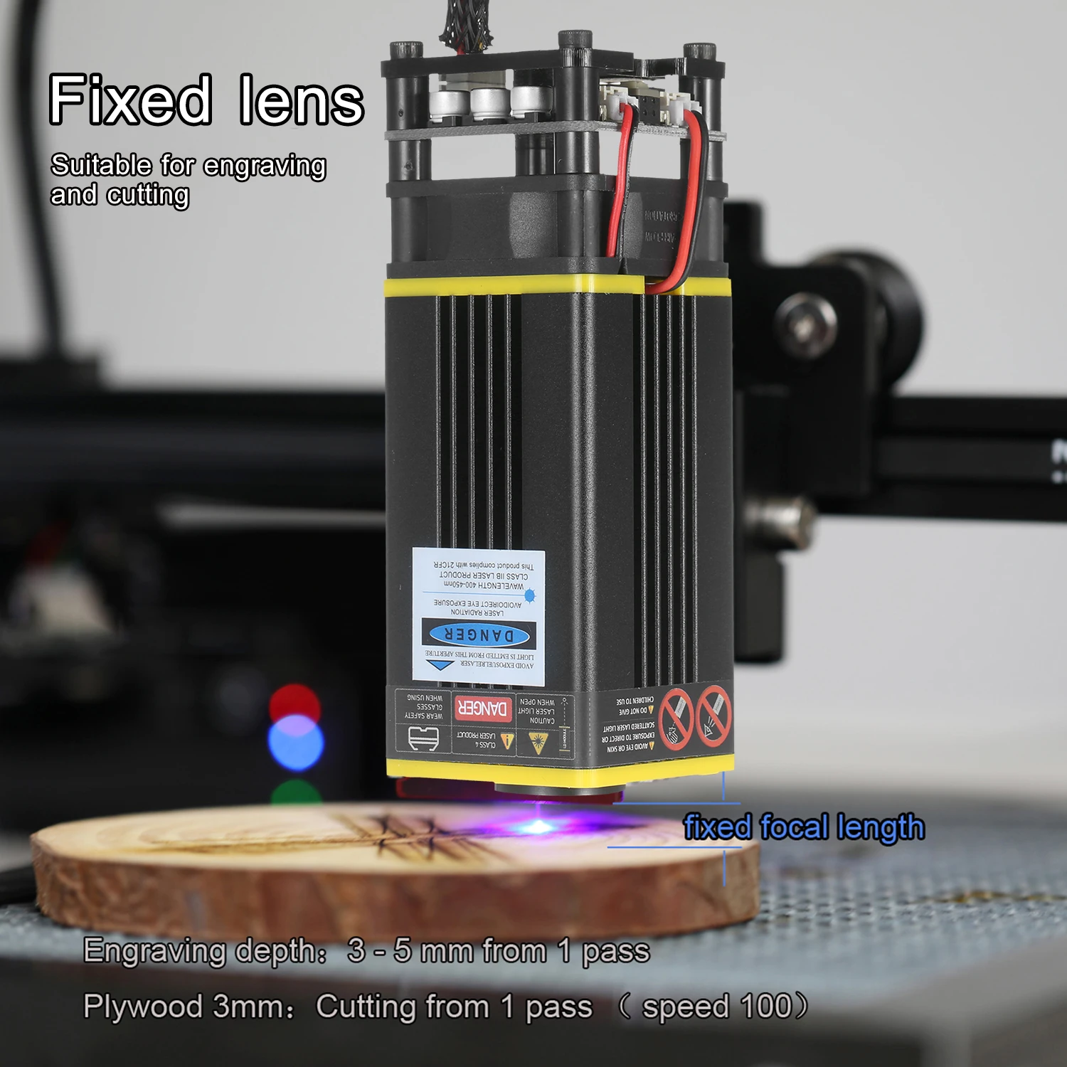 5500mW/10W/20W/30W Laser Module Laser Head 450nm Blue Lase for 3D Printer CNC Mill Engraving Machine Wood Marking Cutting Tools