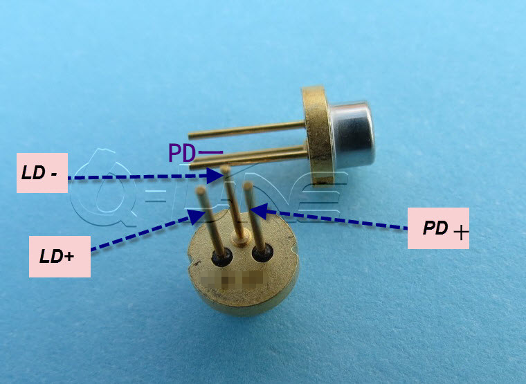 5PCS Brand new imported 10mW 650nm red laser diode with PD shell is minus 5mm