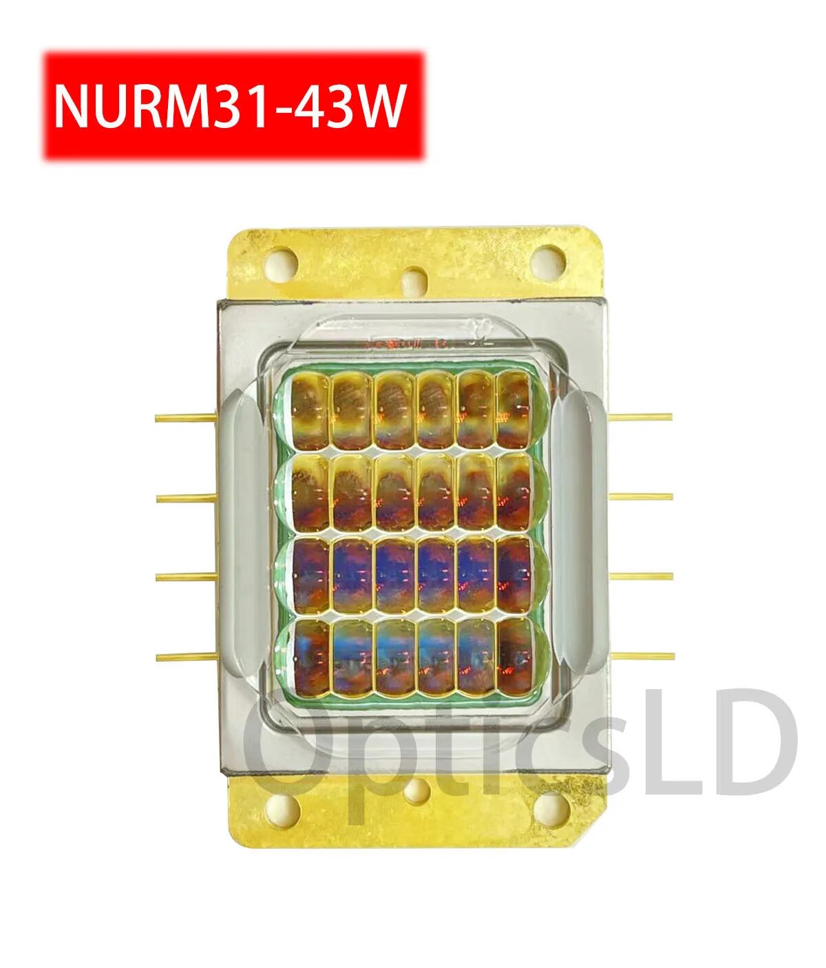 Nichia NURM31 635nm-638nm-647nm 43W Red Laser Diode Array (Brand New)