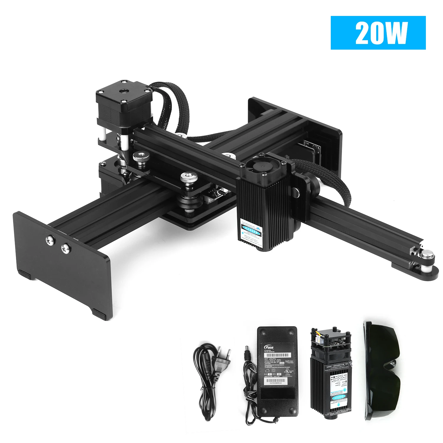 Laser Engraving Machine USB Mini Desktop Laser Engraver Printer Portable Carver DIY Laser Logo Mark Printer Area 170*200mm