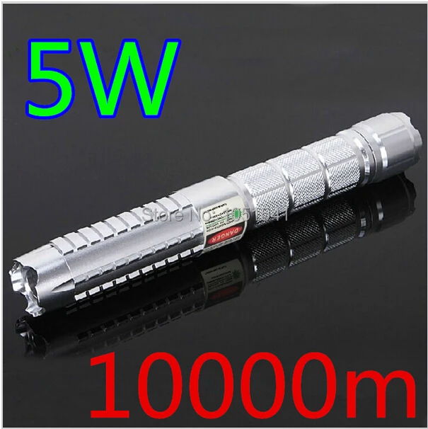 High power Military  laser pointer 532nm 500mW Super Powerful Lazer Flashlight Light Beam 5 caps Hunting