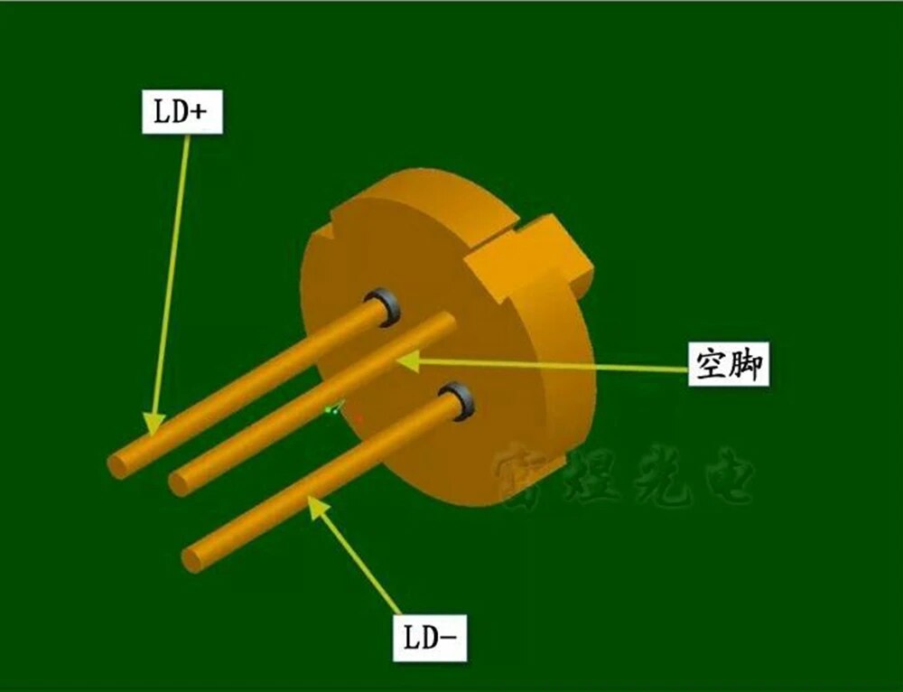 New Original Sharp SHARP GH04850B2G TO18 5.6mm 488nm 55mW 60mW Cyan Blue Laser Diode Single Mode Tube