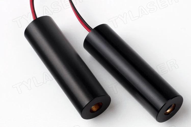 Glass Lens 24V DC Input 10mW 30mw 50mw 80mw 100mw 150mw 200mw 405nm Blue Cross Line Laser  Module D12x40mm Industrial Grade