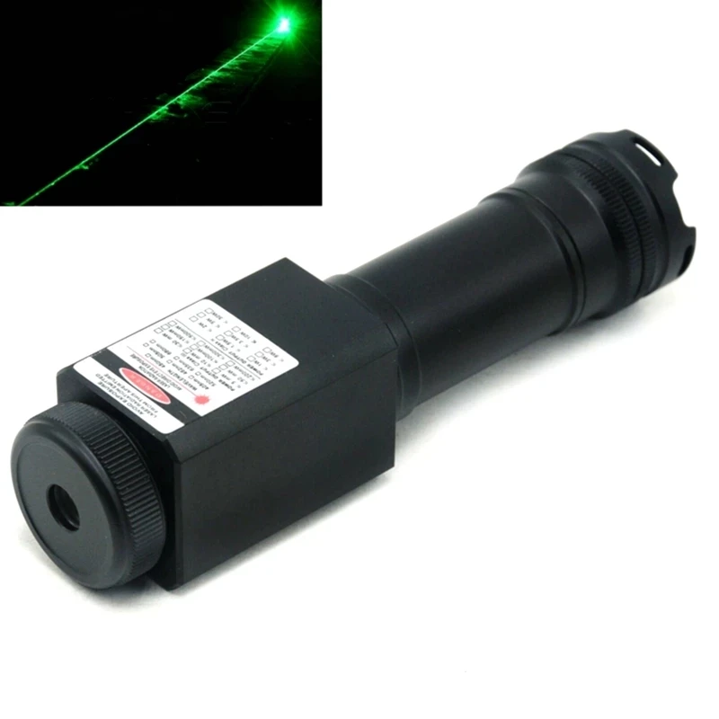 High Power 515nm 520nm Green Laser Pointer Waterproof Diving Focus Torch