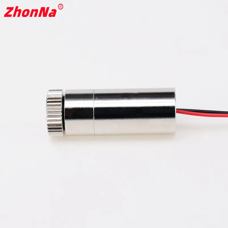 Red Green Point Line Cross 520nm 10mW Laser Module Head Glass Lens Focusable Industrial ClassDC 3V-5V