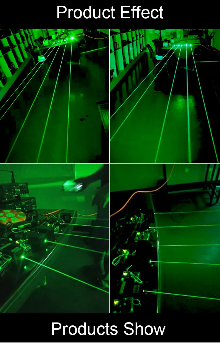 520nm 1W Green Laser Module DC12V Focusable DIY OX Laser Head 1000mW Diode Laser for Stage Laser Bird Repellent With TTL