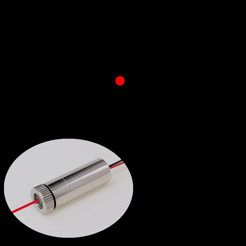 Red Green Point Line Cross 520nm 10mW Laser Module Head Glass Lens Focusable Industrial ClassDC 3V-5V