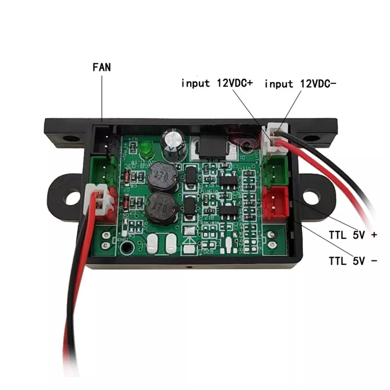 Focusable 150mW 650nm 655nm 660nm Red Laser Module Diode with 12V TTL